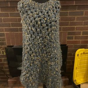 Martha Stewart knit poncho